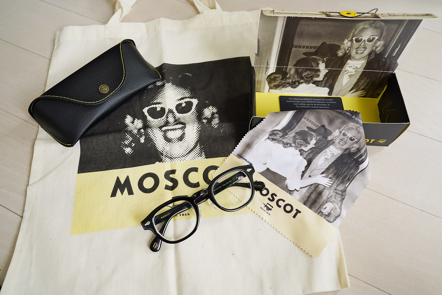 「MOSCOT LEMTOSH 黒縁メガネ」のアイキャッチ画像